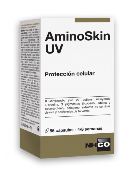 COMPLEMENTO ALIMENTICIO PROTECCIÓN CELULAR NHCO AMINOSKIN UV